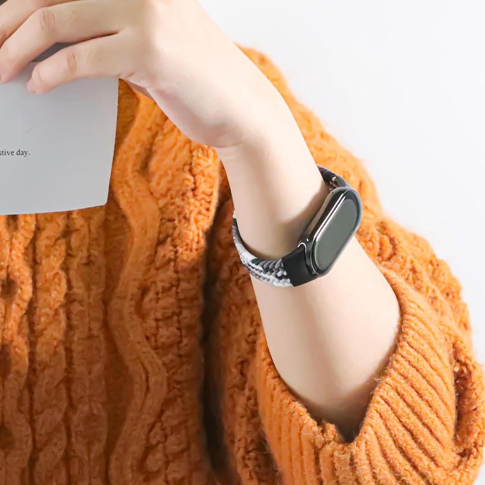 Ремешки для Xiaomi Mi Band 10 9 8 NFC miband умные часы аксессуары Запасной ремень Плетеный браслет correa mi band 10 ремешки