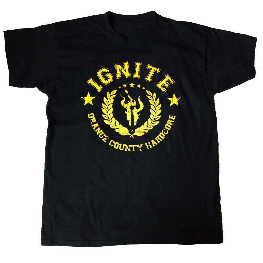 Ignite Band Concert Tour Logo T Shirt Blue All Size Gift For Fan OB1019