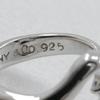 TIFFANY&Co. Open Heart Ring Elsa Peretti Silver925 #4.9(US Size) Heart 4.7g Women Used