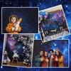 Звезды Звездное Темное Небо Ночная Фотосъемка Фон Настраиваемый Фон для Фотосессии Портрета Младенцев Детей Фотостудия