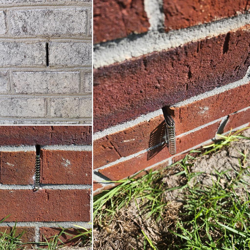 40pcs Steel Weep Hole Covers Adjustable Ventilation Grates Set Weep Hole Vent Covers Simple Installation for Brick Walls