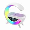 3401 Bluetooth-колонка: Многофункциональный ночник с будильником и беспроводной зарядкой