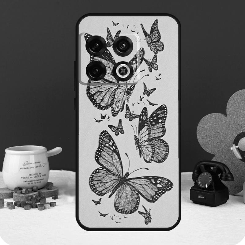 Cute Butterfly Cover For OnePlus 13 12 11 13R 12R 10 Pro 8T 10T OnePlus Nord CE 4 3 2 Lite N30 N20 N10 Case
