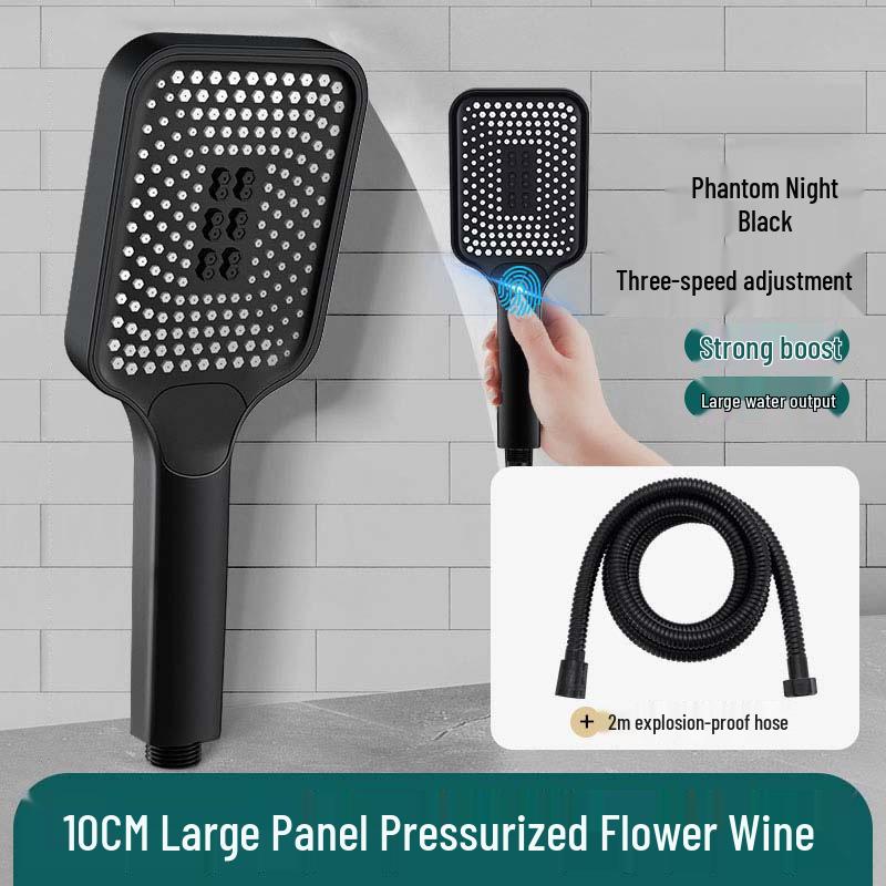Three-Speed Booster Shower Head Heating Faucet for Bathroom