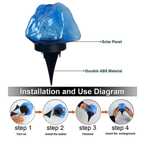 Светодиодный скрытый светильник, простая установка, водонепроницаемый солнечный торшер, двор, сад, заземляющая розетка, индукционный светильник, уличный фонарь для лужайки, уличное освещение ландшафтов