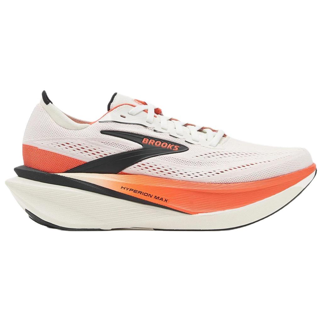 Brooks Hyperion Max 4 Professional Низкие беговые кроссовки Мужская кроссовка Белый Оранжевый 110498-1D-070