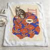 artist VVirginie CognetT Throw Warm Soft Flannel Blanket Multiuse for Sofa Bed Camping Travel Nap