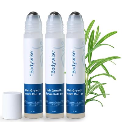 Сыворотка для роста волос с розмарином Be Bodywise (Ролл на) 25мл (Пакет из 3)