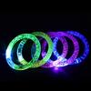 Unisex Sound Controlled Voice Led Light Up Bracelets Activated Glow Flash Bangle