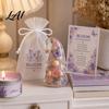 Gnome Ornament Emotional Support Figure with Card And Encouragement Gift for Her Gauze Bag Positive Energy Women Decor