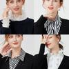 New Fake Collars For Women Checker Lapel Detachable Collar Shirt Lace Stand False Collar Woman Removable Tie Nep Kraagie