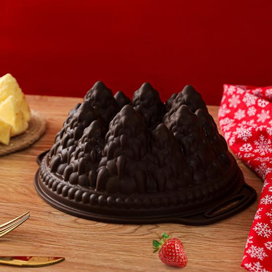 Форма для выпечки «Вулканический лес» Силиконовая форма для торта Гибкая форма для выпечки для тортов своими руками Шоколад Антипригарная Жаростойкая Легкое извлечение Форма для десерта