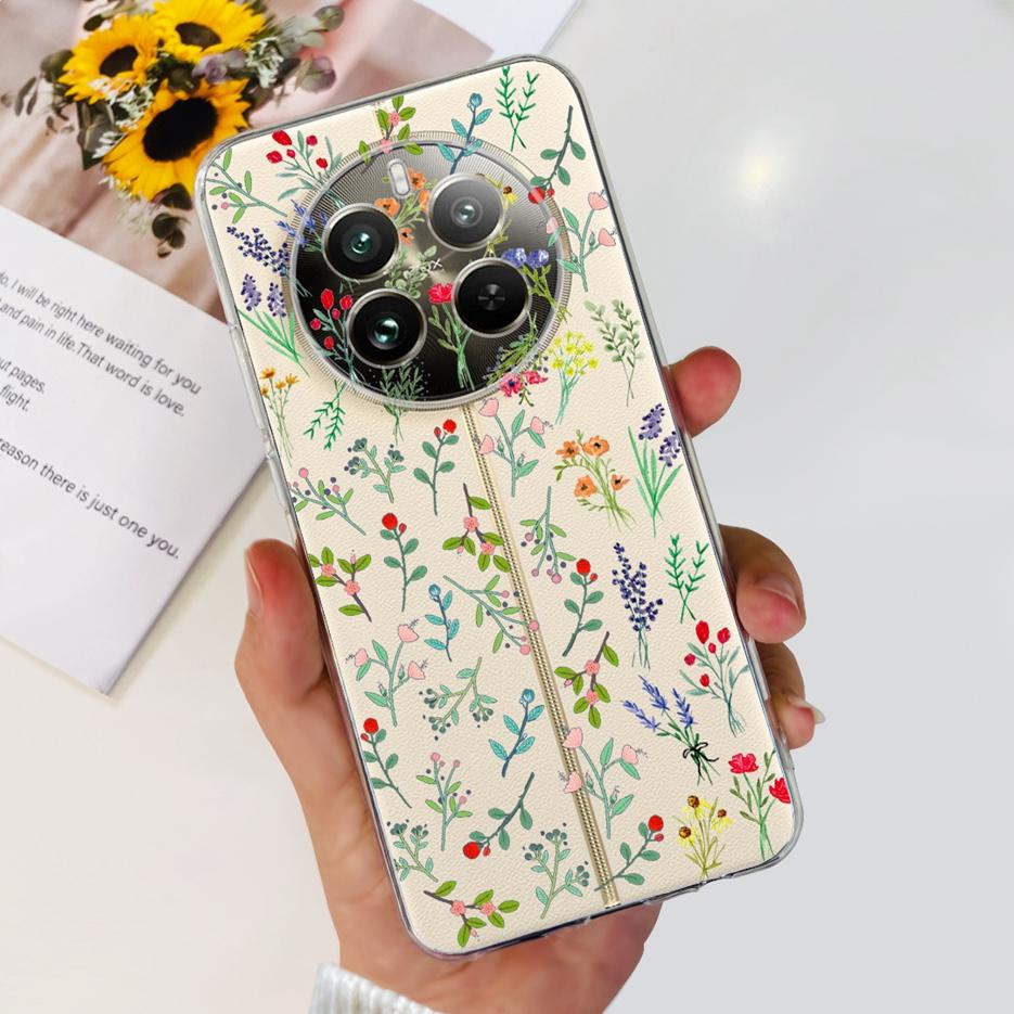 Чехол для Realme 12 Pro Plus RMX3840 Роскошный Расписной Чехол Мягкий Силиконовый Чехол для Телефона Для Realme 12 Pro Realme12 Pro+ Fundas Бампер