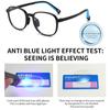 Anti-blue Light Kids Glasses TR90 Ultra Light Frame Comfortable Eyeglasses  Children Boys Girls