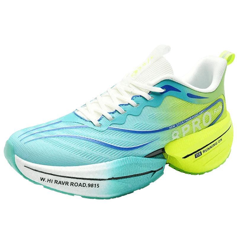 НОВЫЕ спортивные кроссовки для бега для мужчин, марафонов, дышащие, удобные, женские, спортивные, тренировочные, для активного отдыха, кроссовки с воздушной подушкой и углеродной пластиной