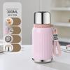 316 Stainless Steel Vacuum Flask – 300ml/420ml Travel Thermos Bottle with Dual Lids for Coffee & Ice Water