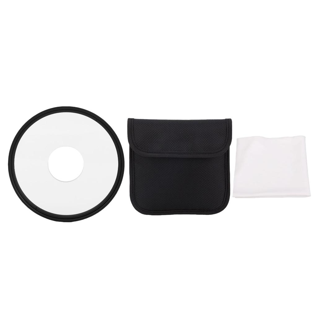 72mm Center Exposure Lens Filter Central Exposure Edge Blur Special Effect Filter for Photography Videography