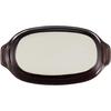 Santo Bankoyaki Gratin Dish One Person Oval Diameter Approximately 21cm Monotone Heat Resistant Ceramic Oven Compatible Microwave Dishwasher Safe Made