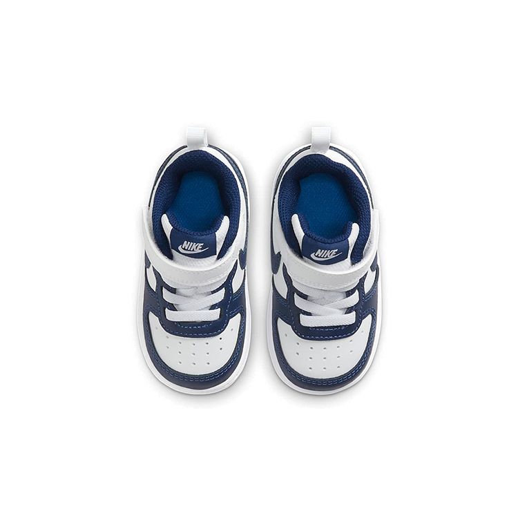 Nike Детские кроссовки Court Borough Low 2 TD White Signal Blue Blue-Void BQ5453-107