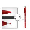 2Pcs/set Waterproof Tattoo Skin Marker Pen Black/Red/Blue Ink Dual-Tip Tattoo Makeup Pen  Graffiti