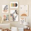 Бохо Абстрактные постеры Художественные работы Геометрические настенные рисунки Печать на холсте Картины с скандинавским декором Картины Эстетика Домашний декор Фреска