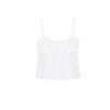 Summer New Product Women's Clothes American Ins Style White Embroider Straight Collar Camisole Cotton Tops 4770307