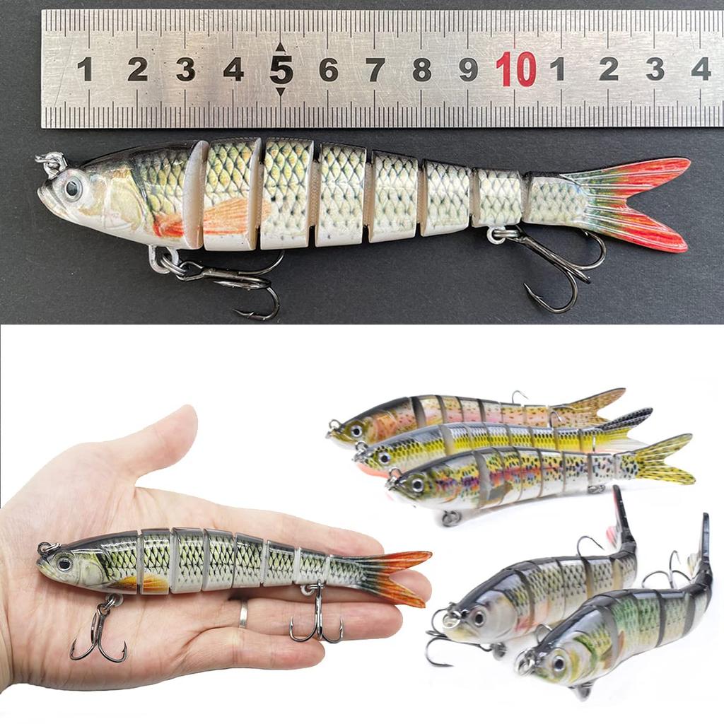 HERCULES lure 26g 8 sections 5 pieces Joint minnow Joint lure Swimbait lure Artificial bait fishing lure Long throw lure Joint bait Multi-jointed
