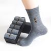 2/5/10 Pairs/Lot Men's Fashion Socks Four Seasons Leisure Breathable Mid Tube Socks  39-46