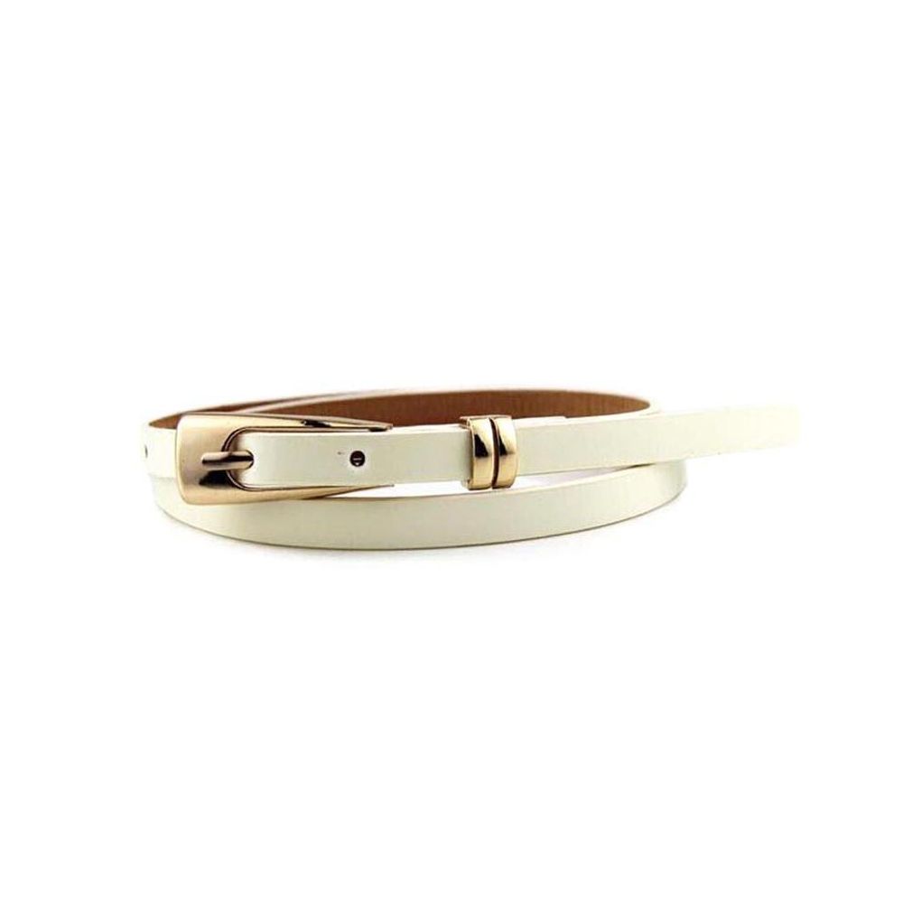 Skirt Accessories Decoration Leather Buckle Waistband Girl Narrow Lady Skinny Thin Waist Belt