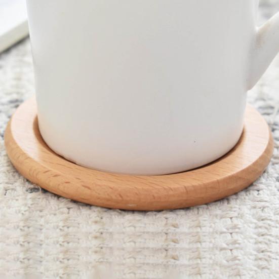 7 шт./компл. деревянная подставка с ящиком для хранения в японском стиле, натуральное дерево, термостойкая нескользящая столешница, круглая подставка для напитков, кофе, чая, подстаканник для кухни