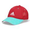 Adidas Light Mesh Curved Visor Size Red Kids' Cap, 13,