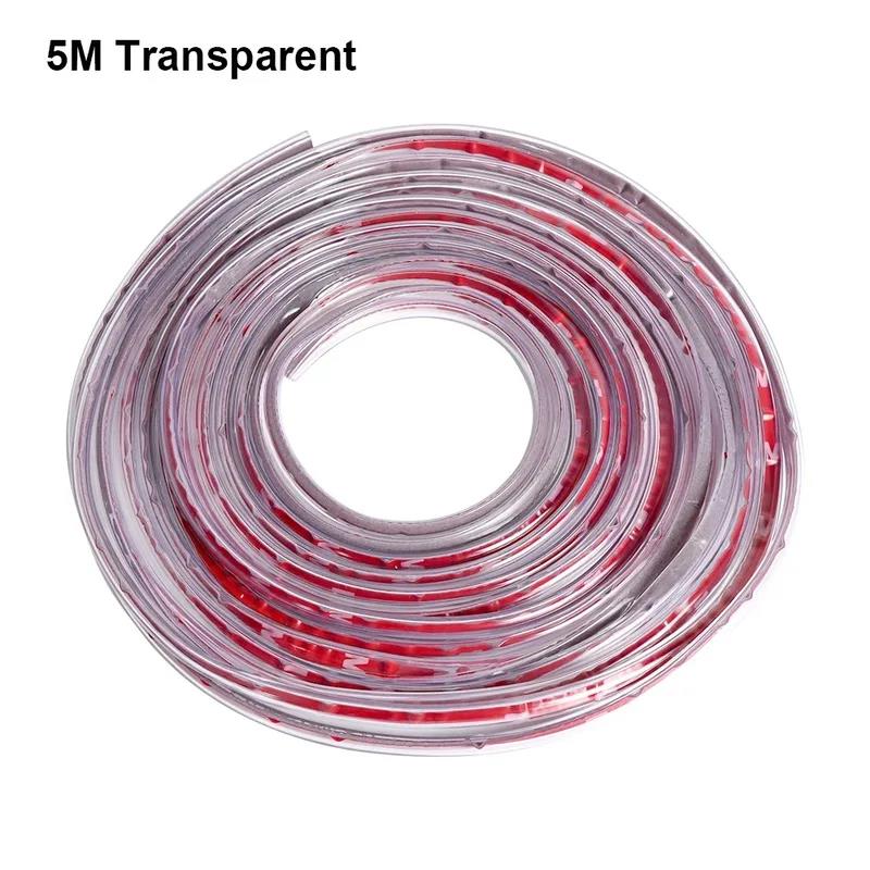 2/5M Car Door Edge Rubber Scratch Protection U Type Protection Strips Anti Collision Rubber Sealing Trim for Car By Protector Interior Mirrors 6