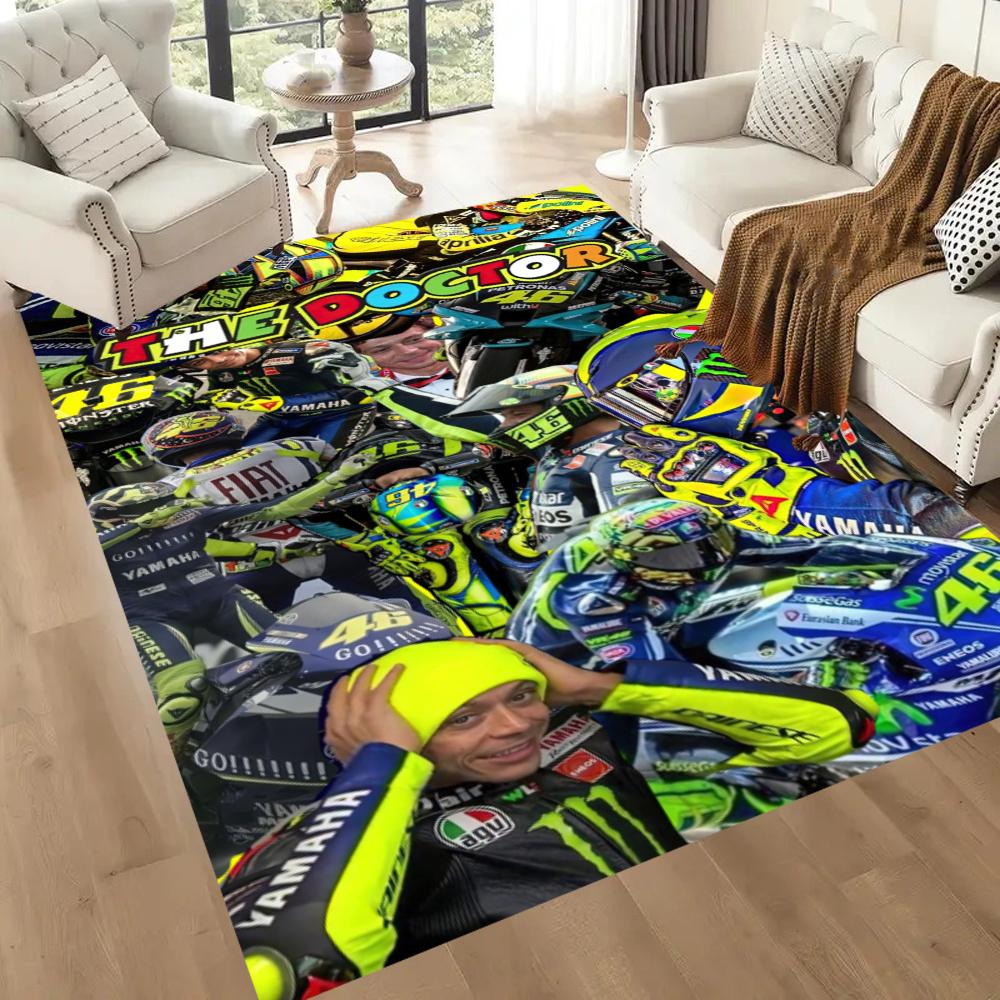Doctor Valentino Rossi Area Rug Perfect For Bedrooms Kitchen Dining Room Outdoor Antislip Carpet Decorate Offices Gift For Festivals