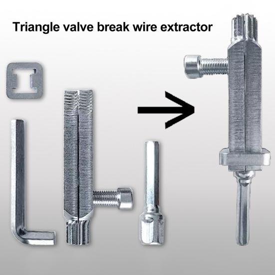 Набор для извлечения сорванных винтов 45659 45720 дюймовый клапан крана извлекатель проволоки сломанный болт
