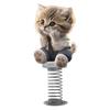 Dashboard Decor Cute Cat Bobble Car Dashboard Toy 2D Decorative Interior Accessories Shake Head Dancing Toy Funny Cute