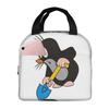 Cute Happy Mole Krtek Insulated Lunch Bag for Kids School Cooler Thermal Food Box Tote Portable Lunch Boxes Container