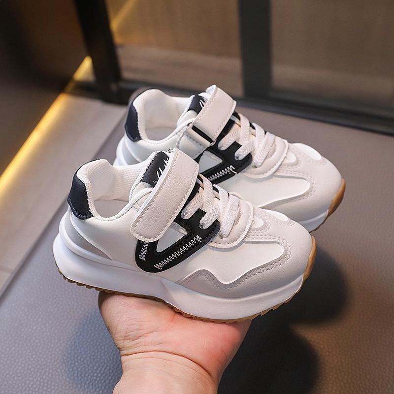 Children's Sneakers for Boy School Versatile Girls Sneakers Fashion Leather Causal Kids Running Sports Shoes Breathable Non-slip