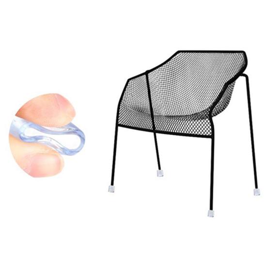 4 шт. прозрачная резиновая мебель, стол, стул, ножка, напольная крышка для ног, защитная крышка