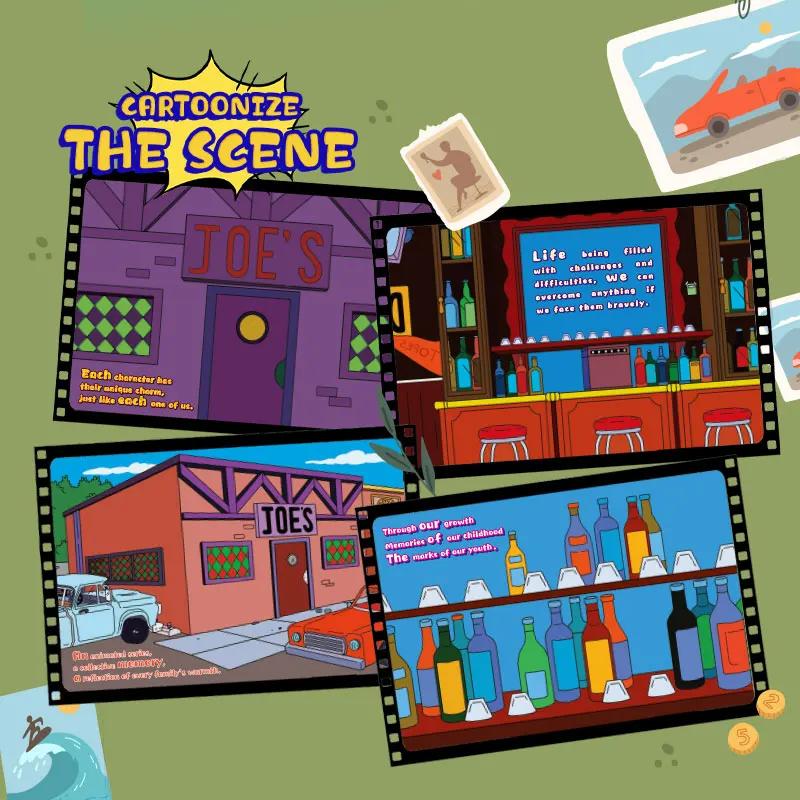 1748PCS Old Joe Bar Building Blocks Retro Bar dance Floor MOC Model Bricks Desktop Decoration Dit Toys For Kids Holiday Gifts