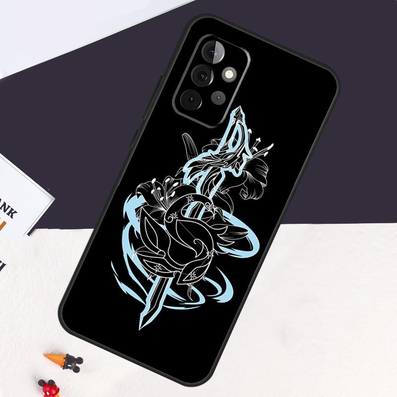 Чехол Genshin Impact Kaeya для Samsung Galaxy A05 A06 A26 A16 A56 A36 A22 A32 A52 A54 A34 A14 A55 A15 A53 A33 A35