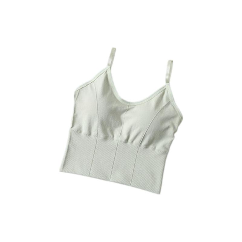 LangSha Women's Camisole Tank Top with Built-In Bra And Pads