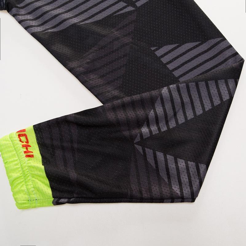 Трикотажные изделия для езды на велосипеде, комплект одежды для велоспорта, мужские черные брюки-комбинезон с длинными рукавами, костюм для велосипедной одежды