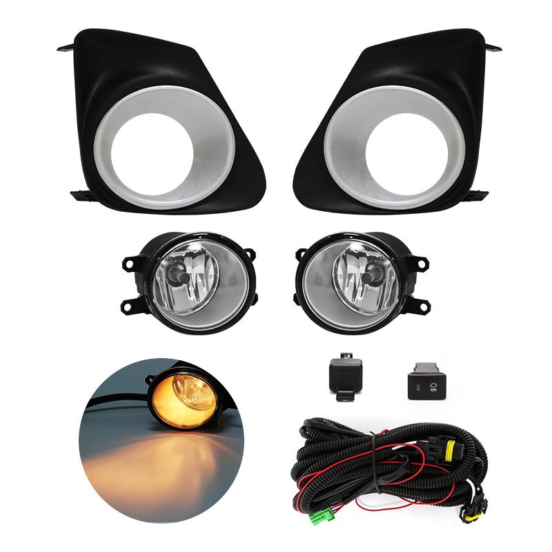 Для Toyota Corolla Altis 2011 2012 2013 Противотуманные фары Дневные ходовые огни Хромированные провода Реле переключателя