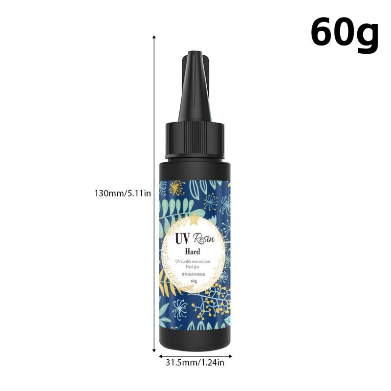 UV Resin Clear,Hard,Upgraded Crystal Clear Epoxy Resin Up Premixed UV Cure Resin for Craft Jewelry MakingJewelry Making Tools