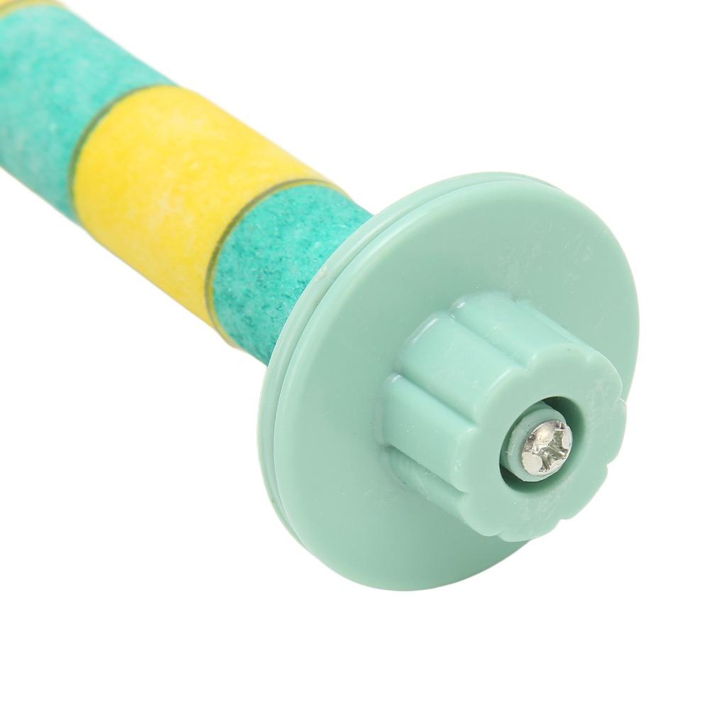 Metal Core Quartz Sand Perch Gap-Free Gaskets Easy to Clean Bird Cage Perch Stable Grinding Knurled Nut Bird Perch Stand