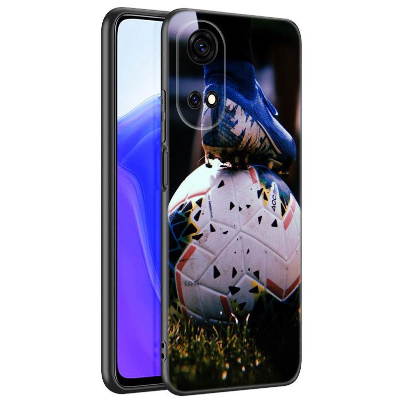 Футбольное поле черный чехол для телефона Huawei Honor 70 90 Lite X40 GT X50 i X5 Plus X6A X6S X7A X8A X8B X6 X7 X8 X9 4G X9A X9B 5G