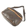 Louis Vuitton M45252 Monogram Reporter GM Crossbody Pochette Shoulder Bag Brown