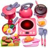 Simulation Pretend Play Kitchen Toy Cookware Set Cooking Food Fruit Vegetable Play House Educational Toys For Girls Children