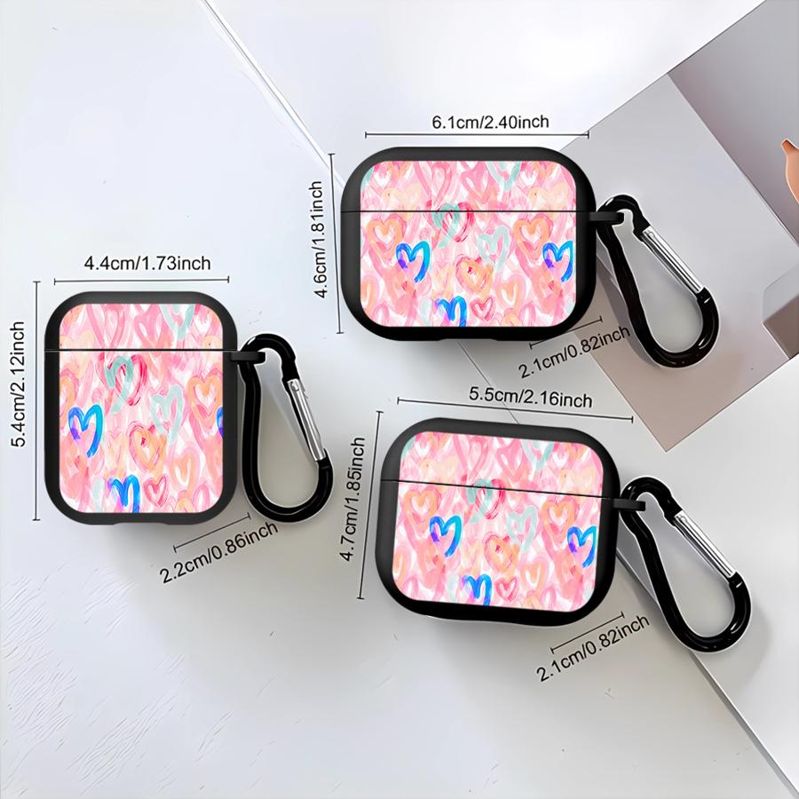 Чехол для наушников Чехол-обложка Для Airpods 1 Pro3 4 3 2 Pro2 Pro Цвет Любовь
