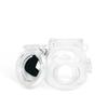 Waterproof Selfie Mirror Crystal Case Set Protection Case Transparent Crystal Case Camera Bag Casual Self Mirror